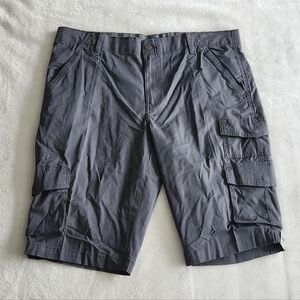 🩳 George Men’s Gray Cargo Shorts Size 40 – NWT, 14” Inseam, Below Knee